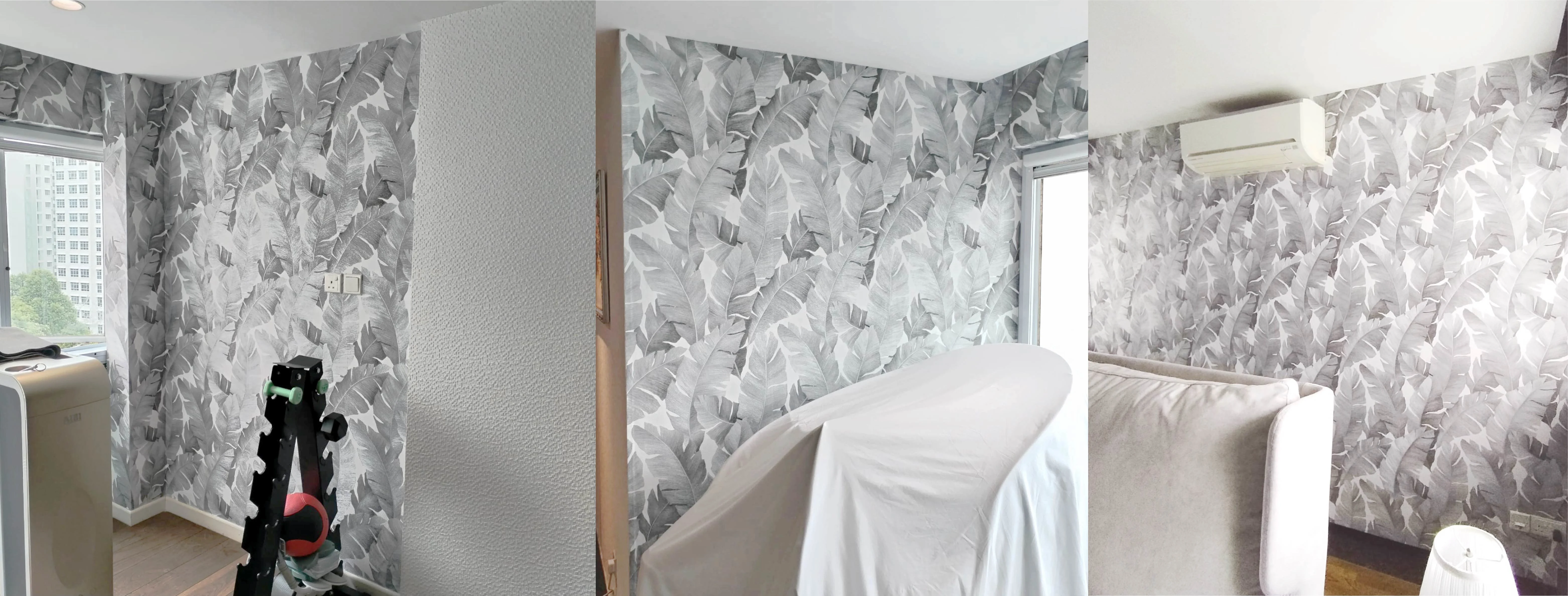 Natural Monochrome-Concept Wallpaper for a Beautiful Bedroom